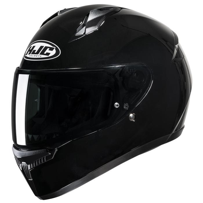 HJH232 C10 ソリッド フルフェイスヘルメット BLACK｜フルフェイス