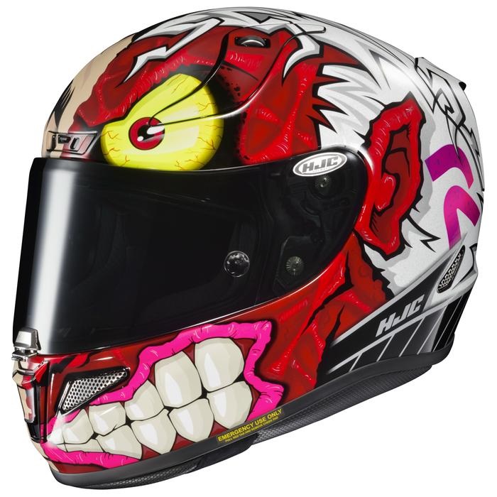 シェイキンコラボヘルメット　DEATH FLOWER HJH238 DC COMICS RPHA11 トゥーフェイス フルフェイスヘルメット TWO
