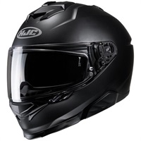 HJH247 i71 ソリッド フルフェイスヘルメット SEMI FLAT BLACK