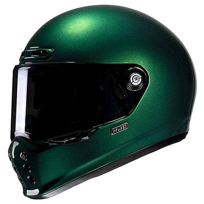 HJH248 V10 ソリッド フルフェイスヘルメット DEEP GREEN｜フル