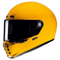 HJH248 V10 ソリッド フルフェイスヘルメット DEEP YELLOW｜フル