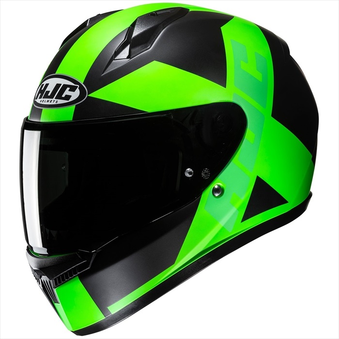 HJH259 C10 テズ フルフェイスヘルメット FLASH GREEN (MC4HSF)｜フル