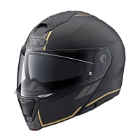 YJ-21 ZENITH Graphic システムヘルメット GF01 セミフラットブラック