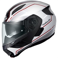 RYUKI BEAM (リュウキ ビーム) システムヘルメット ホワイトレッド