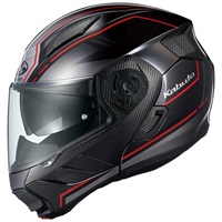 RYUKI BEAM (リュウキ ビーム) システムヘルメット ブラックレッド