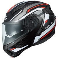 RYUKI VESTER (リュウキ ベスター) システムヘルメット フラットブラックレッド