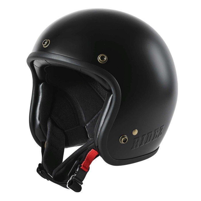 格安　半キャップ　半帽ヘルメット　ハーフヘルメット　黒BOSS　Mサイズ