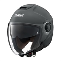 YJ-22II ZENITH オープンジェットヘルメット セミフラットブラック