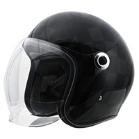 ZZ HELMET ジェットヘルメット BLACK