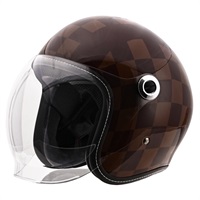 ZZ HELMET ジェットヘルメット BROWN