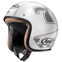 CLASSIC MOD CAFE RACER (クラシックモッド カフェレーサー) オープンフェイスヘルメット 山城コラボモデル ホワイト