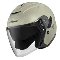 HK-172 FL コンポジット FRP ジェットヘルメット 【Gunmetal】