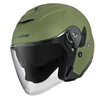 HK-172 FL コンポジット FRP ジェットヘルメット 【Olive】