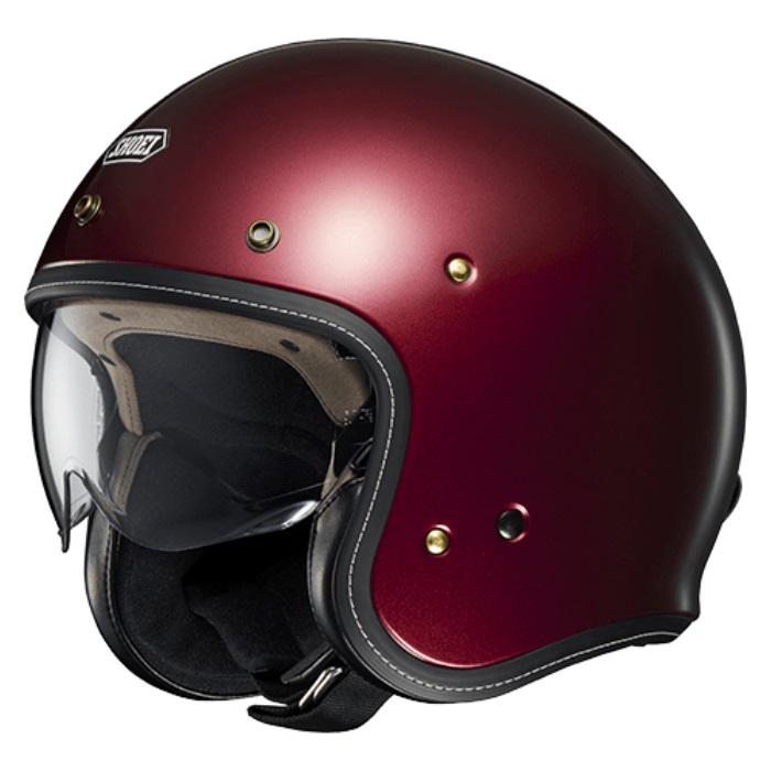 SHOEI J・O+ ジェットヘルメット ガーネットメタリック J・O+ (ジェイオー・プラス) ガーネットメタリック ジェットヘルメット