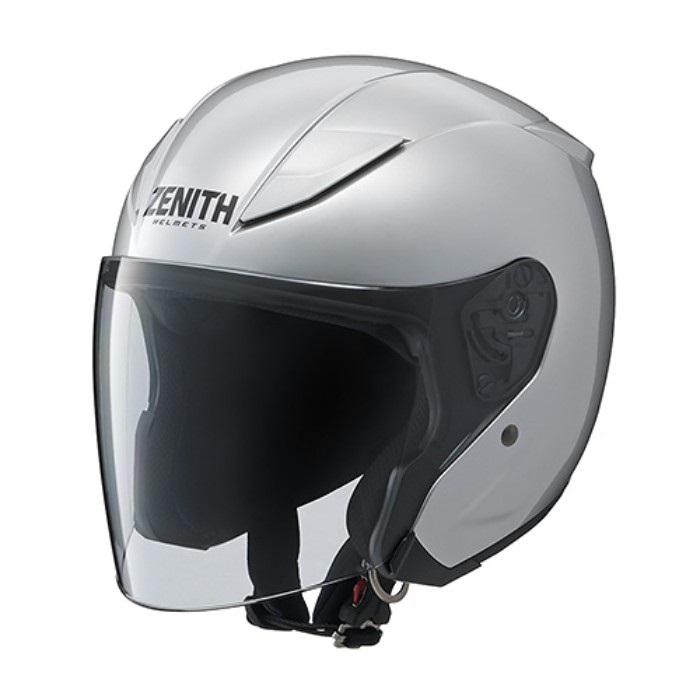 YJ-20 ZENITH オープンジェットヘルメット プラチナシルバー｜ジェット
