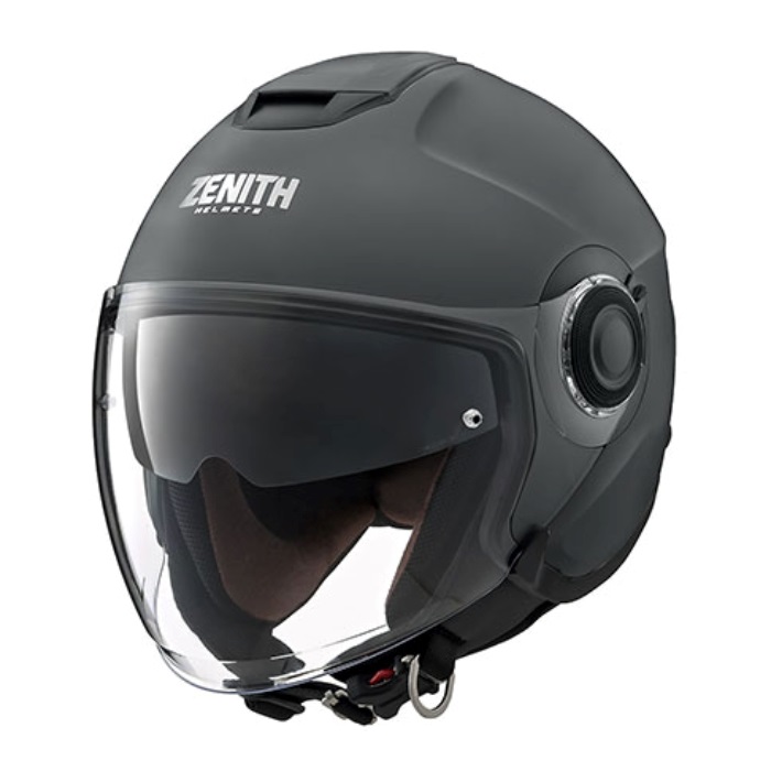 YJ-22II ZENITH オープンジェットヘルメット セミフラットブラック