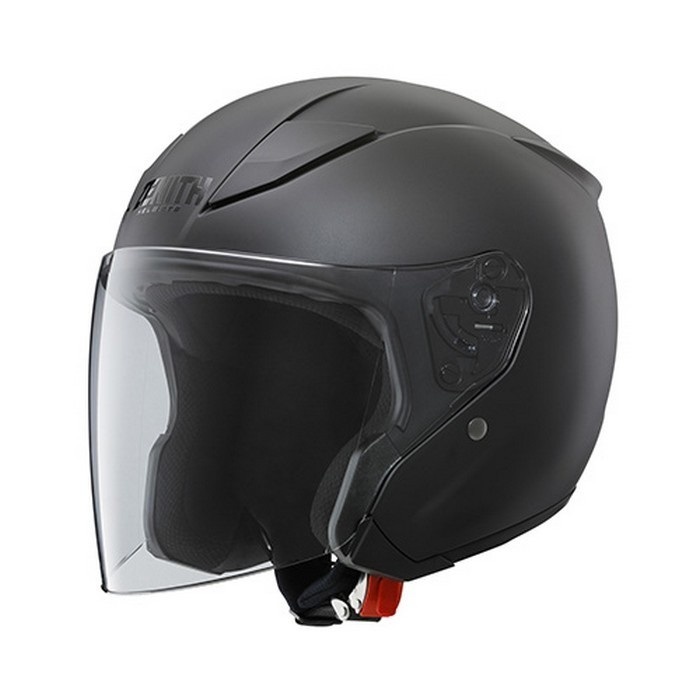 YJ-V ZENITH セミフラットブラック オープンフェイスヘルメット