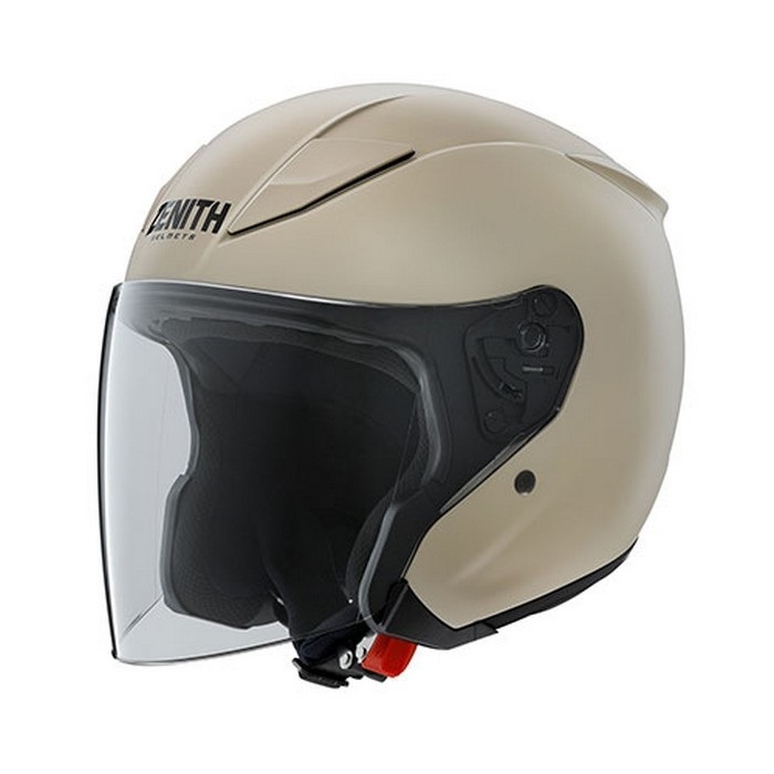 YJ-V ZENITH セミフラットサンドベージュ オープンフェイス｜ジェット
