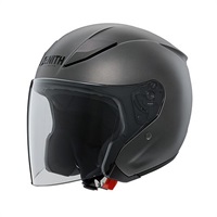 YJ-V ZENITH セミフラットブラック オープンフェイスヘルメット