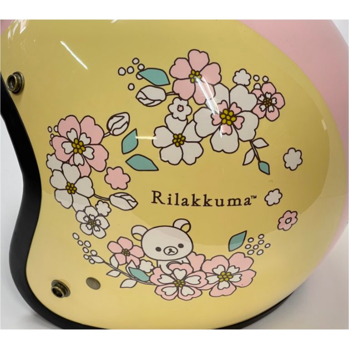 キャラクターヘルメット リラックマ B グラフィック 花柄｜ジェット