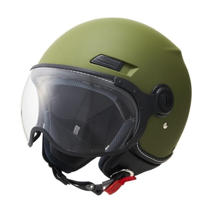 MS-340 ジェットヘルメット マットカーキ｜ジェットヘルメット｜の通販