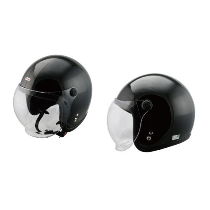 JLT スモールJET BLACK/GUNMETA｜ジェットヘルメット｜の通販なら