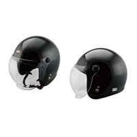 JLT スモールJET BLACK/GUNMETA｜ジェットヘルメット｜の通販なら