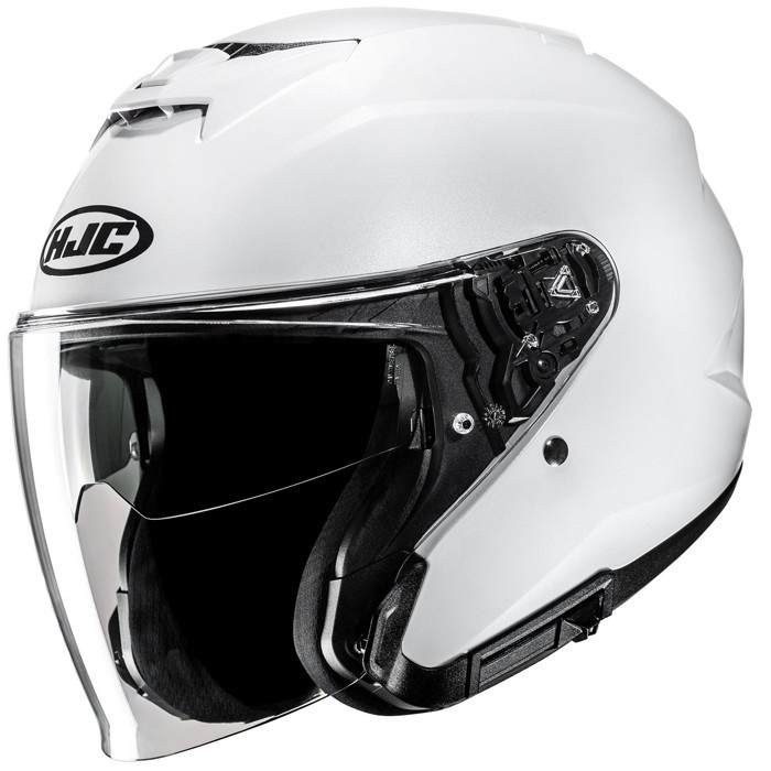 HJH273 i31 ソリッド オープンフェイスヘルメット PEARL WHITE