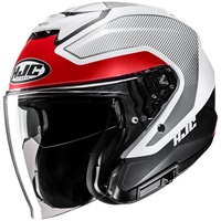 HJH275 i31 テヴィス オープンフェイスヘルメット RED (MC1SF