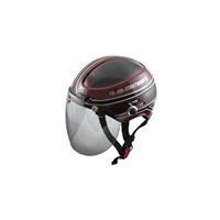 STR-Z JT ハーフヘルメット MAROON/BLACK
