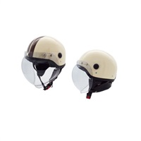 AQ-51 ハーフヘルメット IVORY/BROWN