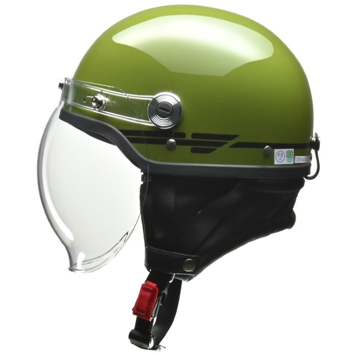 CROSS (クロス) CR-760 ハーフヘルメット グリーン フリー (57～60cm