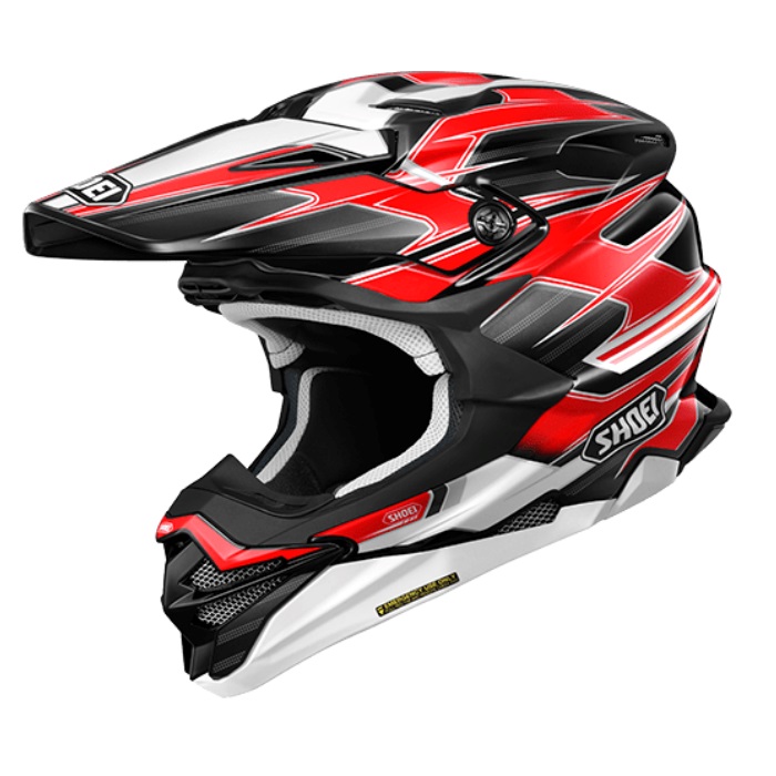 VFX-WR SPARKLE TC-1 RED/BLACKオフロードヘルメット｜オフロード 