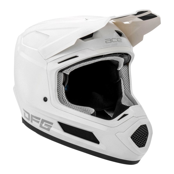 ace　オフロードヘルメットXLサイズ エースヘルメット ホワイト｜オフロードヘルメット｜の通販なら