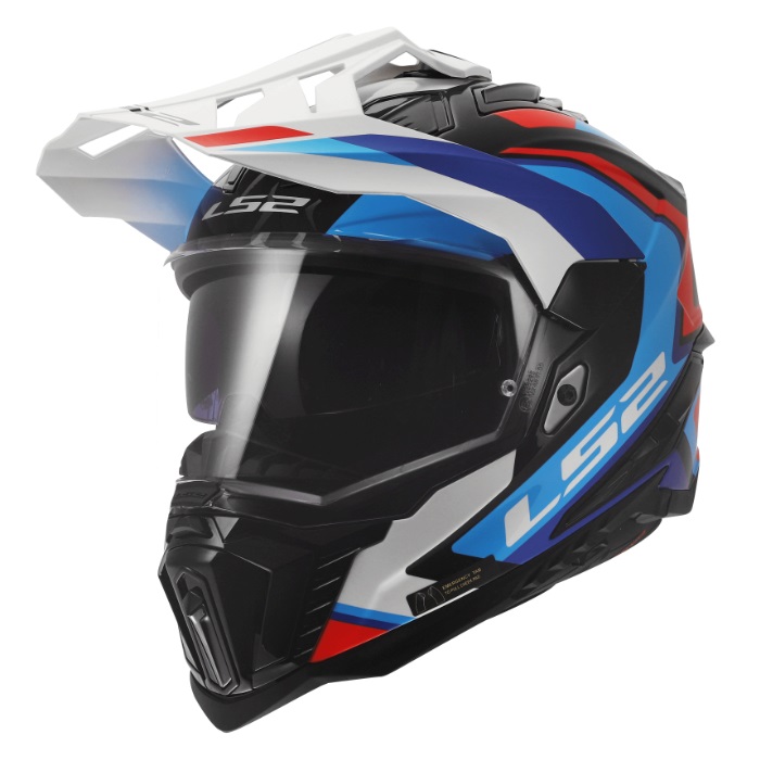 EXPLORER PLUS F FRONTIERⅡ WHITE BLUE｜オフロードヘルメット｜の