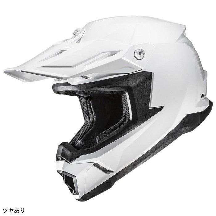 HJH306 C50 ソリッド WHITE｜オフロードヘルメット｜の通販なら