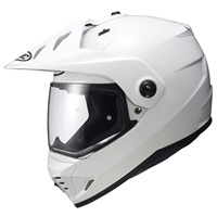 在庫限り】 HJH133 DS-X1 ソリッド オフロードヘルメット WHITE｜オフ