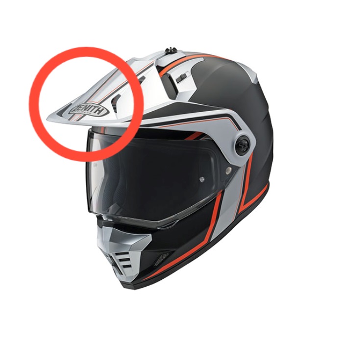 YX-6 ZENITH Graphic バイザー｜フルフェイスヘルメット用シールド｜の