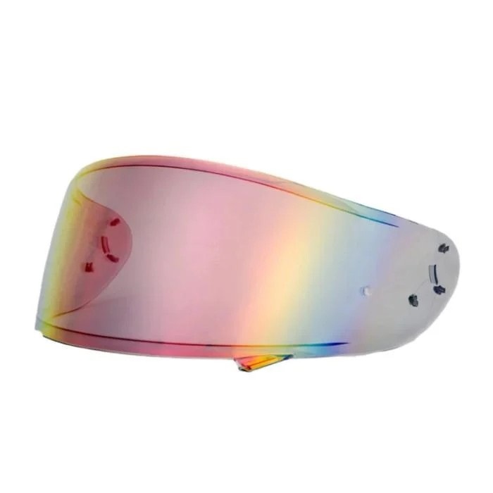 KUROCW-1.ミラーシールド.ゴールド&レインボー CWR-1 ピンロック ミラーシールド｜フルフェイスヘルメット用シールド