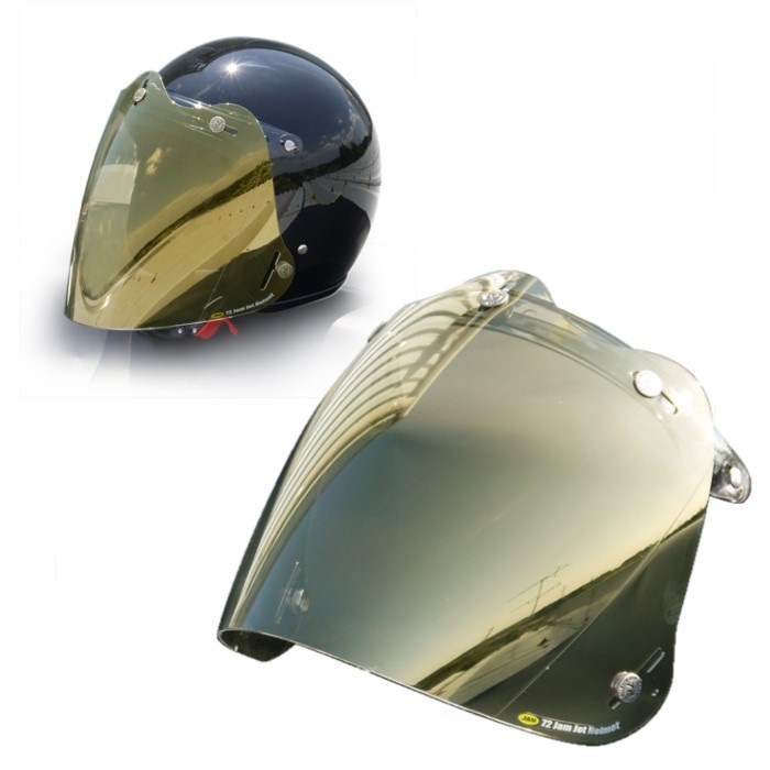 72JAM CPSB-07 開閉式3Dコンペシールド(FM+シャンパンゴールド