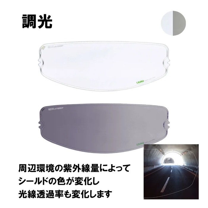 ULOOK 防曇フィルム SHOEI CWR-F用(調光)