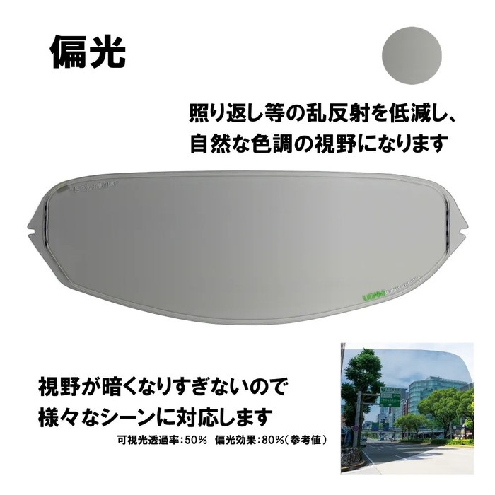 ULOOK 防曇フィルム SHOEI CWR-1用(偏光)