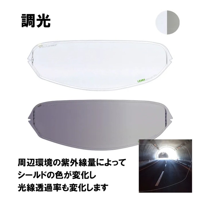 ULOOK 防曇フィルム SHOEI CWR-1用(調光)