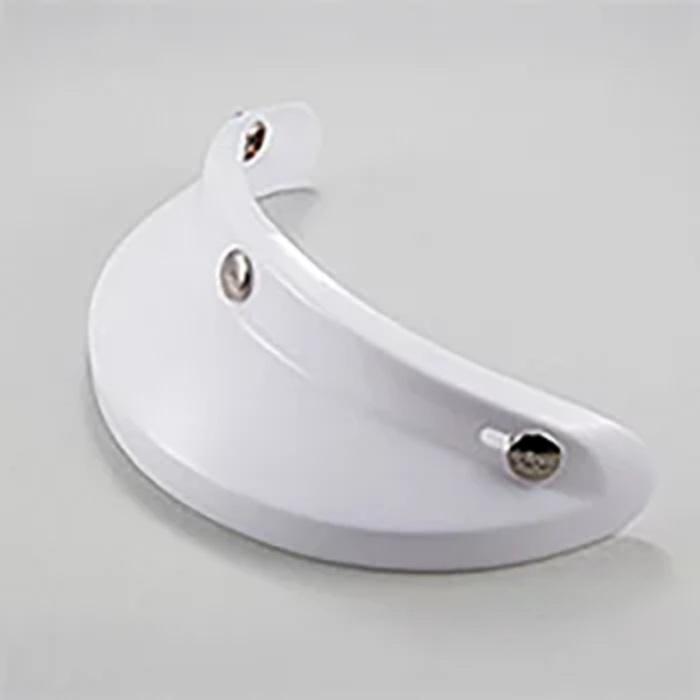 ピーコックヒサシ オプション バイザー(白)