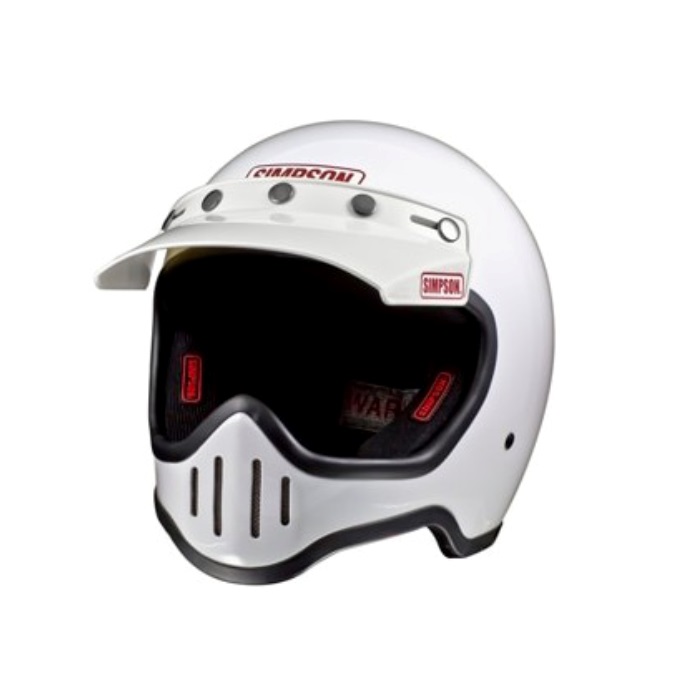 SIMPSON M50用バイザー(ホワイト)