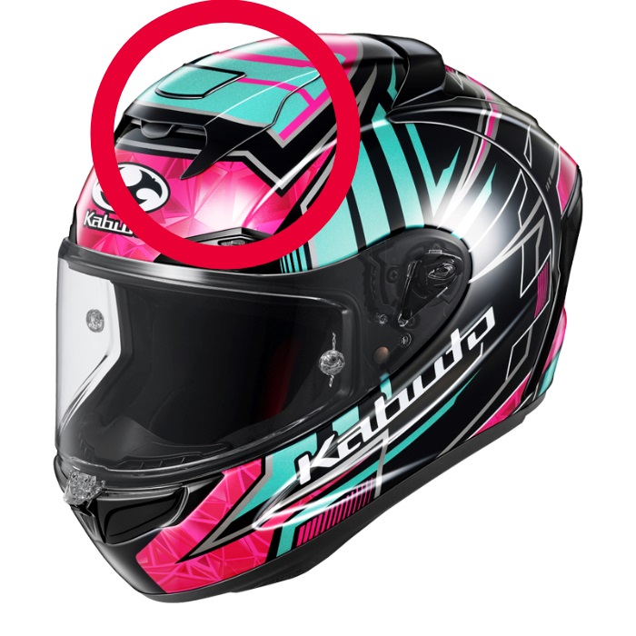 KF17ヘッドセンターベンチレーション  VELLIOヴェリオ(ヴェリオブラックエメラルド)