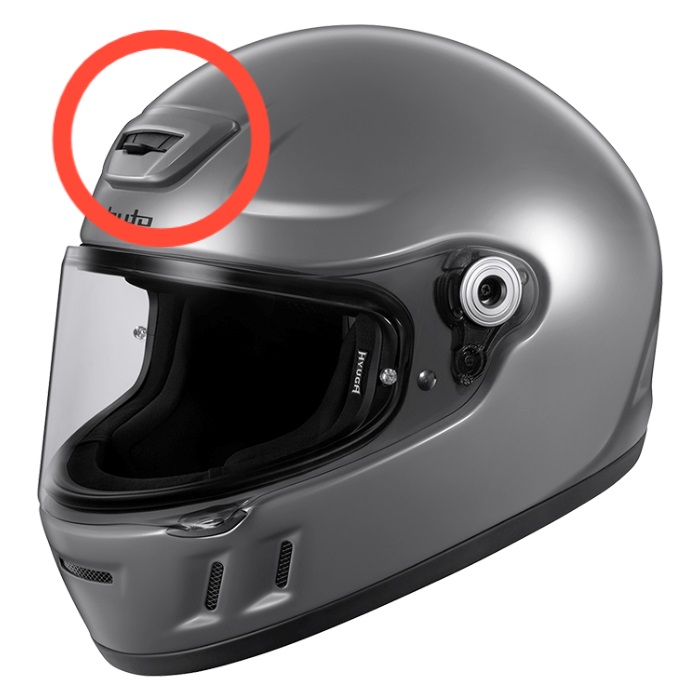 HYUGA FC24F ヘッドベンチレーション(ﾅﾙﾄﾞｸﾞﾚｰ)
