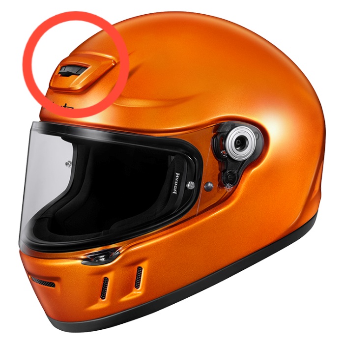 HYUGA FC24F ヘッドベンチレーション(ｼｬｲﾆｰｵﾚﾝｼﾞ)