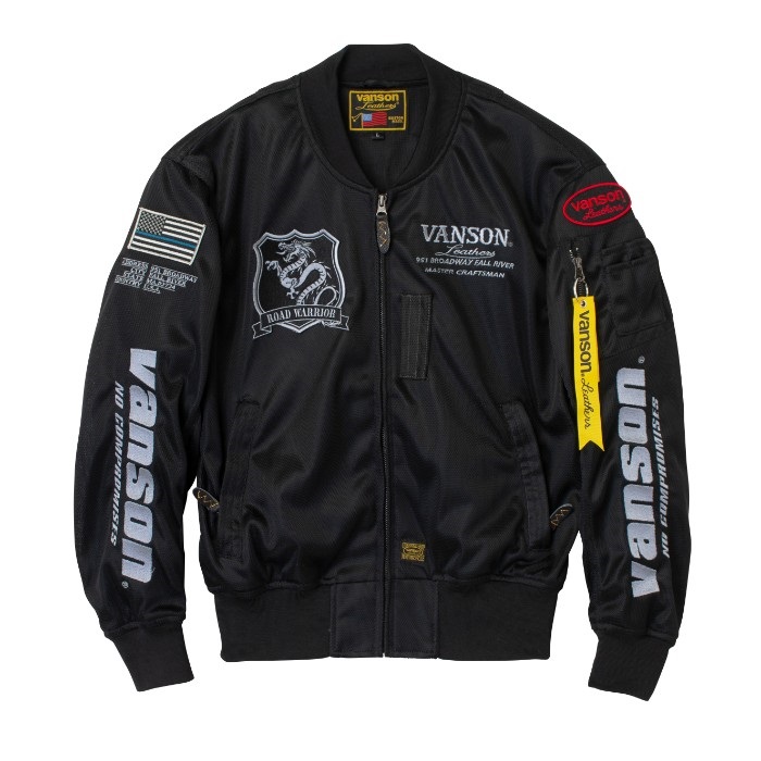 VS26101S MESH MA-1 JACKET メッシュMA-1ジャケット ブラック 
