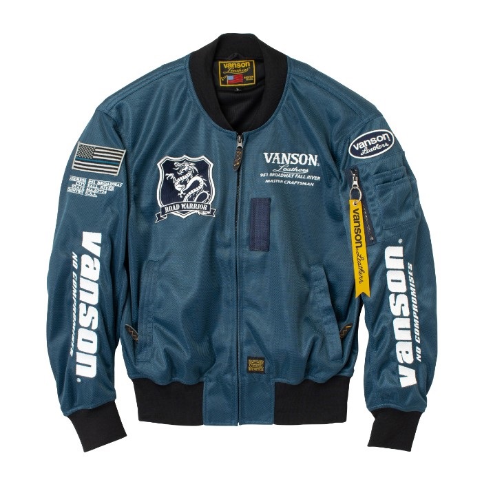 VS26101S MESH MA-1 JACKET メッシュMA-1ジャケット ネイビー 